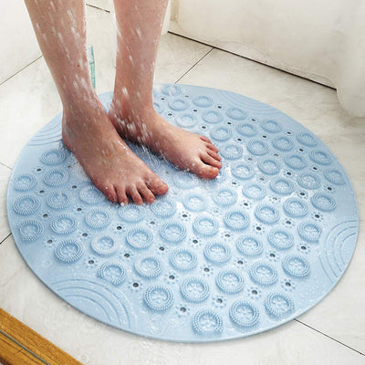 Silicone Non Slip Round Bathroom Mat
